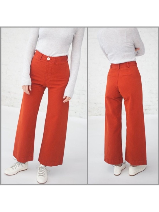 Jesse Kamm Pants - Jesse Kamm Sailor Pants Paprika Rust Orange Medium